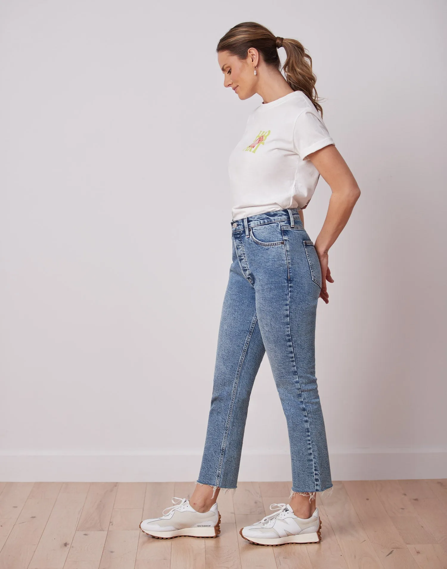 Yoga Jeans Emily High Rise Slim Jeans | Vogue